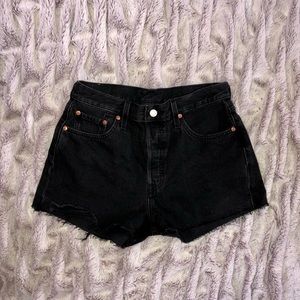Levi’s High Rise Jean Shorts